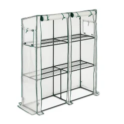 Relaxdays Foliengewächshaus Mit Ablagen