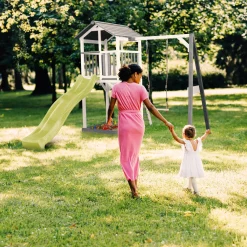 AXI Beach Tower Spielturm Aus Holz In Weiß & Grau | Spielhaus Für Kinder Mit Hellgrüner Rutsche, Schaukel Und Sandkasten | Stelzenhaus Für Den Garten 16 AXI Beach Tower Spielturm Aus Holz In Weiß & Grau | Spielhaus Für Kinder Mit Hellgrüner Rutsche, Schaukel Und Sandkasten | Stelzenhaus Für Den Garten -Garten- & Gewächshäuser Geschäft 6717319525fa1541108f52d8017ca880