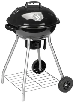 Trendkontor BBQ Kugelgrill Holzkohlegrill Auf Rädern Mit Deckel 45 Cm Ø