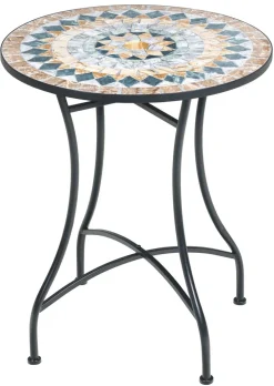 Primaster Tisch Provence Ø 60 Cm, Höhe 72 Cm, Rund, Mosaik