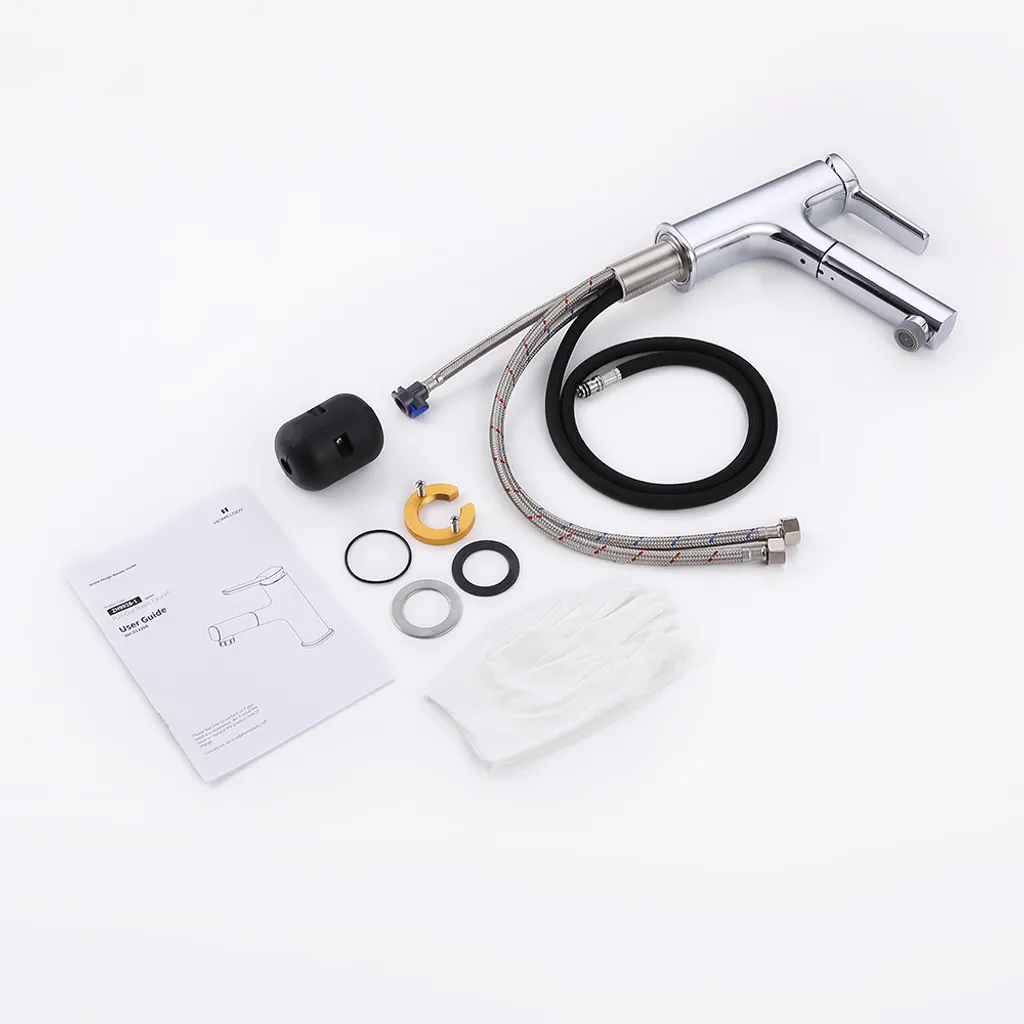 Aihom Homelody Wasserhahn Küche Küchenarmatur Mit Ausziehbarer Brause Spültischarmatur Küche Mit 2 Strahlarten, Badarmatur Mischbatterie Küche, Armatur Für Küche/Bad, Chrom 8 Aihom Homelody Wasserhahn Küche Küchenarmatur Mit Ausziehbarer Brause Spültischarmatur Küche Mit 2 Strahlarten, Badarmatur Mischbatterie Küche, Armatur Für Küche/Bad, Chrom – Bild 8