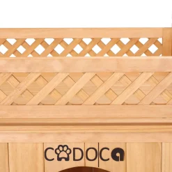 Cadoca Katzenhaus FSC®-zertifiziertes Holz 64,5x54,5x53,5cm 2-stöckig Leiter Balkon Indoor Outdoor Hundehütte Katzenvilla Tierhaus 17 Cadoca Katzenhaus FSC®-zertifiziertes Holz 64,5x54,5x53,5cm 2-stöckig Leiter Balkon Indoor Outdoor Hundehütte Katzenvilla Tierhaus -Garten- & Gewächshäuser Geschäft 6770c77fcd56bce4afd75d31a47d2575