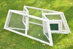 Nanook Kaninchen Freigehege Freilauf Flori - Grau-weiss - 118 X 100 X 45 Cm -Garten- & Gewächshäuser Geschäft 67777a85b94d0256e808faadb08bb561