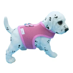 Alvonja Hundegeschirr Kleine, Mittlere, Große Hunde Welpen Mesh Rosa, S