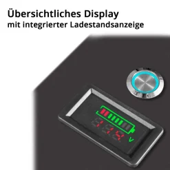 STAHLWERK Akku Kehrmaschine 1000 Mm 55 L Handkehrmaschine Trocken- Und Nassreinigung Besen Kehrer -Garten- & Gewächshäuser Geschäft 67b286e9365bc1c753c30606ede24f3e