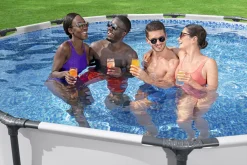 Bestway® Steel Pro MAX™ Aufstellpool Komplett-Set Mit Filterpumpe Ø 396 X 122 Cm, Lichtgrau, Rund 27 Bestway® Steel Pro MAX™ Aufstellpool Komplett-Set Mit Filterpumpe Ø 396 X 122 Cm, Lichtgrau, Rund -Garten- & Gewächshäuser Geschäft 67b888ef12fca4f664ced4371922caa8