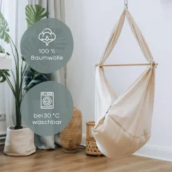 SWING2SLEEP - Federwiegen-Hängematte Dream2sleep In Der Farbe Beige -Garten- & Gewächshäuser Geschäft 67b97044c55f60b52205482a449cf655