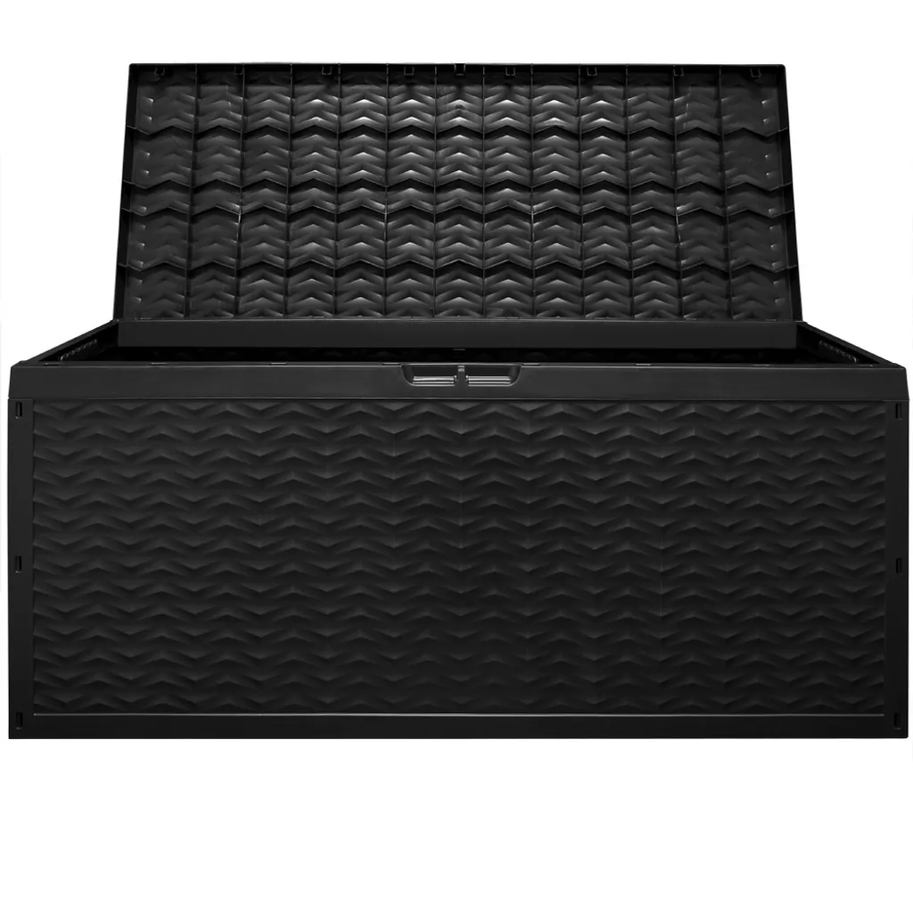 Deuba XXL Auflagenbox Cargo Wasserdicht Rollen Deckel Klappbar Abschließbar 320L Outdoor Gartentruhe Kissenbox Gerätebox 8 Deuba XXL Auflagenbox Cargo Wasserdicht Rollen Deckel Klappbar Abschließbar 320L Outdoor Gartentruhe Kissenbox Gerätebox – Bild 8