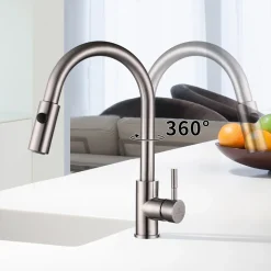Homelody Küchenarmatur Mit 2 Strahlen Wasserhahn Küche Ausziehbar Spültischarmatur Edelstahl Armatur Küche Mit Brause Mischbatterie Küche Hochdruck Armatur -Garten- & Gewächshäuser Geschäft 688548ad917eb55fc2e7e7dab4cca255