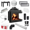 Kratki Rechter Kamineinsatz SIMPLE 8 KW Und Zubehör