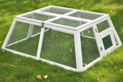 Nanook Kaninchen Freigehege Freilauf Flori - Grau-weiss - 118 X 100 X 45 Cm -Garten- & Gewächshäuser Geschäft 68ed5728cacb10f43eca60c243b25751