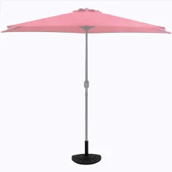 DEUBA Sonnenschirmständer Halbrund Balkon 9kg In Gussoptik Standfest Robust Aus Zement Hohe Standfestigkeit Schwarz 50cm X 31cm X 31cm Schirmständer -Garten- & Gewächshäuser Geschäft 68f3e20956216c0e33d8c311aa7bf287