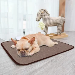 YisibaihTao 70 X 55 Cm Haustier Kühlmatte, Hund Katze Sommerbet, Waschbares Rutschfeste Eisunterlage Für Haustier Sofa, Auto, Braun -Garten- & Gewächshäuser Geschäft 69576b7d8b7088ac84a862f84cfea58d