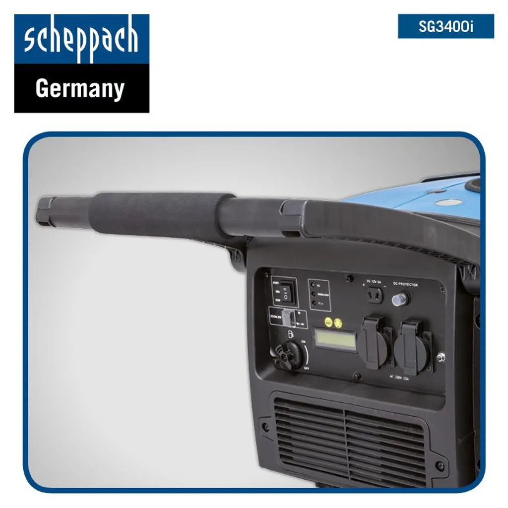 SCHEPPACH Stromerzeuger Inverter Benzin Stromgenerator Notstromaggregat SG3400i 5 SCHEPPACH Stromerzeuger Inverter Benzin Stromgenerator Notstromaggregat SG3400i – Bild 5