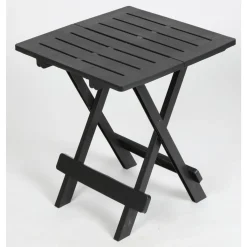 Schnäppchenriese24 Tisch Klapptisch Gartentisch Campingtisch Balkontisch Beistelltisch Kunststoff Schwarz -Garten- & Gewächshäuser Geschäft 69b9bd4e5c082861ca99ea29a924b37d