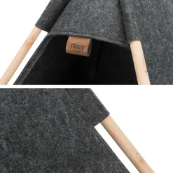 TRIXIE Heimtierbedarf TRIXIE Tierhöhle Filz Tipi 55x65x55 Cm -Garten- & Gewächshäuser Geschäft 69cdb50a8b2790b080a78c258ba5b667