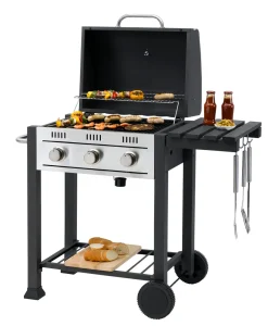 Tepro Gasgrillwagen Toronto Mit Drei Edelstahl-Brenner Und Thermometer -Garten- & Gewächshäuser Geschäft 69d067e920f0aab36afda87ca9ee3ffd