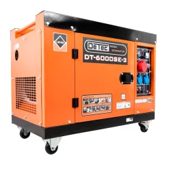 DeTecc. DT-6000SE-3 Diesel-Stromerzeuger 5500W 3-Phasen Notstromaggregat