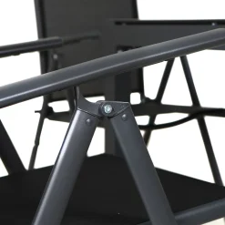 SVITA Gartenstühle Hochlehner Klappbar Campingstuhl Klappsessel 2er Set Metall Schwarz 12 SVITA Gartenstühle Hochlehner Klappbar Campingstuhl Klappsessel 2er Set Metall Schwarz -Garten- & Gewächshäuser Geschäft 6a25eb0a99a8dc89bee6007fe2c08170