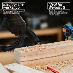 TIMBERTECH® Industriestaubsauger - 2300 W Leistung, 30 Liter, Mit Blasfunktion, 3 Filter, Edelstahlbehälter, Farbwahl - Nass-Trockensauger, Industriesauger (Blau) 22 TIMBERTECH® Industriestaubsauger - 2300 W Leistung, 30 Liter, Mit Blasfunktion, 3 Filter, Edelstahlbehälter, Farbwahl - Nass-Trockensauger, Industriesauger (Blau) -Garten- & Gewächshäuser Geschäft 6a263a6d5afc7e9235a23aad0ae43787