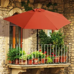 Maxxworld Easymaxx Balkon-Sonnenschirm »Halbrund«