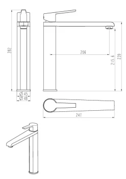 Schütte SCHÜTTE Küchenarmatur VITA, Wasserhahn Küche Mit 360° Schwenkbereich, Schwarz Matt -Garten- & Gewächshäuser Geschäft 6a4aac93e4ed29790d2e62b170c868d9