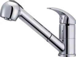 Primaster Küchenarmatur Sydney Chrom, Mit Herausziehbarer Brause