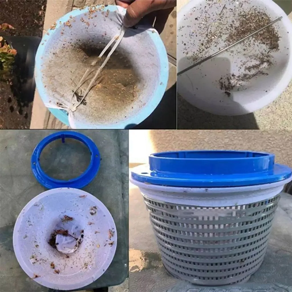 Qiangzhipow 20 Stück Pool Skimmer Filter Socken Net Körbe Skimmer Skimmerkorb Schwimmbad Skimmer Wegwerf Feinfilter Poolzubehör Weiß 5 Qiangzhipow 20 Stück Pool Skimmer Filter Socken Net Körbe Skimmer Skimmerkorb Schwimmbad Skimmer Wegwerf Feinfilter Poolzubehör Weiß – Bild 5
