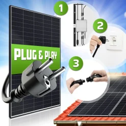 VSUN 820 W / 600 W Balkonkraftwerk Photovoltaik Solaranlage Steckerfertig WIFI Smart -Garten- & Gewächshäuser Geschäft 6b394014aa44d935bdecc7ba6160e528