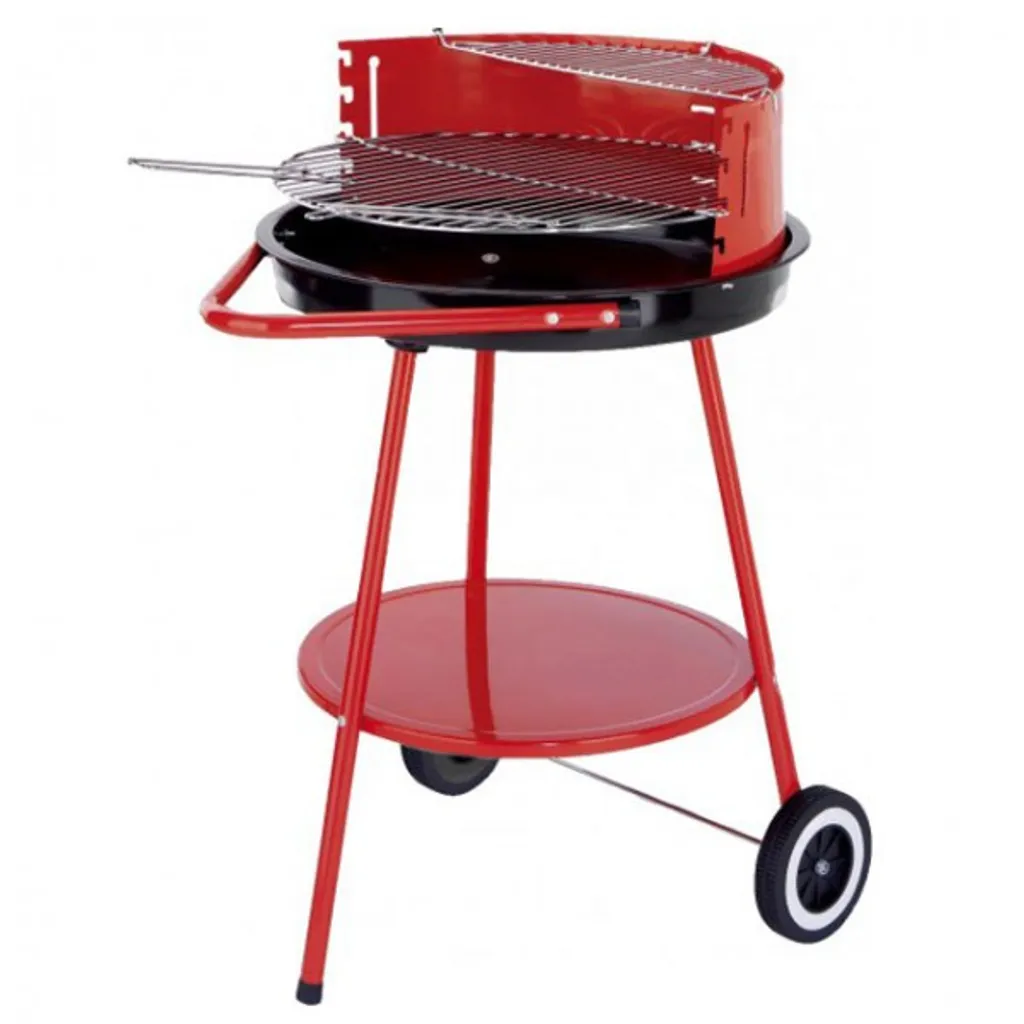 Garden Pleasure Dreibein Grill Rundgrill Dreibeingestell Holzkohlgrill 80cm Stahl Grillen Rot Warmhalterost 1 Garden Pleasure Dreibein Grill Rundgrill Dreibeingestell Holzkohlgrill 80cm Stahl Grillen Rot Warmhalterost