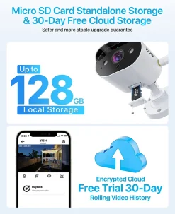 ZOSI 5MP WLAN Überwachungskamera Mit Basis Station, Personenerkennung, Sirene Und Spotlight Alarm, 2-Wege-Audio, Farb-Nachtsicht -Garten- & Gewächshäuser Geschäft 6b4931164799fec36ade837f00dddd61