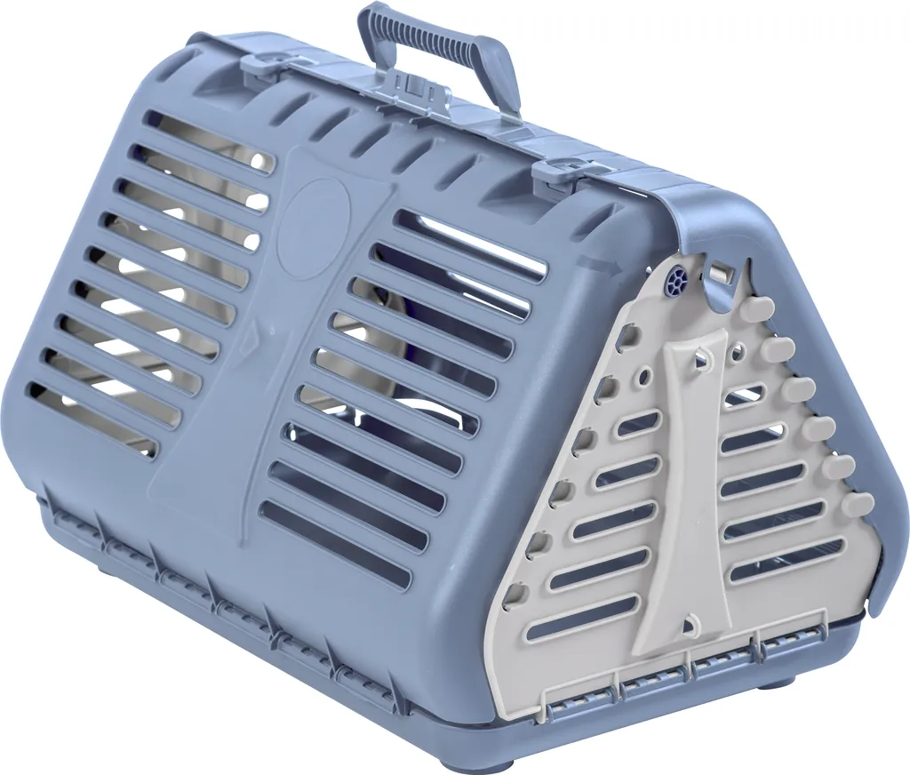 Rotho MyPet Faltbare Transportbox Toby , Blau 1 Rotho MyPet Faltbare Transportbox Toby , Blau
