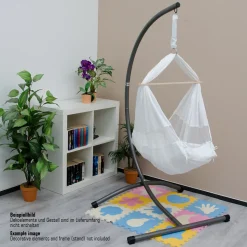 DuneDesign Babyhängematte Baby-Feder-Wiege Mit Spreizstab Befestigungsset | 100% Baumwolle Naturstoff | Kinderhängematte Hängewiege | Babyschaukel In Weiß | Balstbarkeit Max. 15KG 15 DuneDesign Babyhängematte Baby-Feder-Wiege Mit Spreizstab Befestigungsset | 100% Baumwolle Naturstoff | Kinderhängematte Hängewiege | Babyschaukel In Weiß | Balstbarkeit Max. 15KG -Garten- & Gewächshäuser Geschäft 6bde05216220a130a974142791e16054