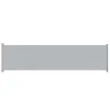 VidaXL Ausziehbare Seitenmarkise 600x160 Cm Grau