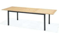 LifestyleGarden Panthera Ausziehtisch 180/240x100cm Aluminium/Eukalyptus