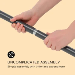 Blumfeldt Flex-Shade L Sonnenschirm Sonnenschutz ,Fläche: 130 X 180 Cm ,Material: Polyester ,UV-Schutzfaktor 50 ,Aluminium-Standbein ,wasserabweisend ,dunkelgrau -Garten- & Gewächshäuser Geschäft 6c7b2e46a9f765778b44bc2beca43945