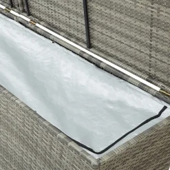 VidaXL Gartenbox Poly Rattan 200x50x60 Cm Grau -Garten- & Gewächshäuser Geschäft 6cae514b04ce41791fa6d78f1924891b