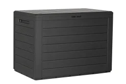 Kreher Technik Kreher Kissenbox "Woodebox" In Anthrazit 190 Liter