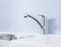 Grohe Einhand-Spültischbatterie EUROSMART DN 15, Flacher Auslauf Chrom -Garten- & Gewächshäuser Geschäft 6cb38f497f6304389fa4030ec73a9464