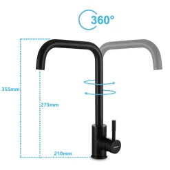 Lonheo Niederdruck Wasserhahn Küche Armatur Aus Edelstahl, 360° Schwenkbar Küche Mischbatterie Einhebelmischer Für Kaltwasser Und Einen Wasserboiler Konzipiert 9 Lonheo Niederdruck Wasserhahn Küche Armatur Aus Edelstahl, 360° Schwenkbar Küche Mischbatterie Einhebelmischer Für Kaltwasser Und Einen Wasserboiler Konzipiert -Garten- & Gewächshäuser Geschäft 6d2061795ff8435a17a04492bd92b1c2