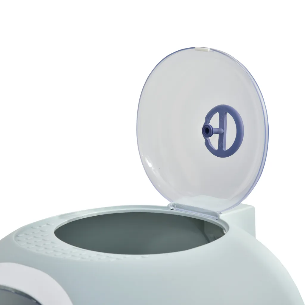 Pawhut Katzentoilette Mit Dachfenster, Katzenklo Mit Bodenschale, Mit Schaufel, Tragbar, PP ABS, 47 X 55 X 44 Cm 7 Pawhut Katzentoilette Mit Dachfenster, Katzenklo Mit Bodenschale, Mit Schaufel, Tragbar, PP ABS, 47 X 55 X 44 Cm – Bild 7