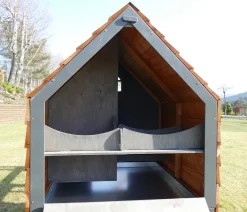 Dehner Hühnerstall Megi, Mit Freilaufgehege, Ca. 199 X 76 X 122 Cm, Tannenholz, Hellbraun -Garten- & Gewächshäuser Geschäft 6d37e4272efcb2f52272d459ee2031aa