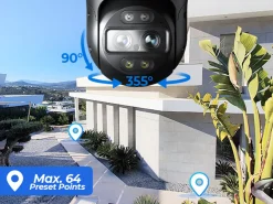 Reolink 4K 8MP PTZ Überwachungskamera Aussen Mit Dual-Objektiv, 2,4/5GHz WLAN, Auto-Tracking, Personen-/Fahrzeug-/Haustiererkennung, Trackmix WiFi -Garten- & Gewächshäuser Geschäft 6d43f4b21f52580f64c15980c096db77 1