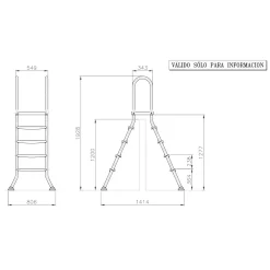 Summer Fun Poolleiter Edelstahl -Garten- & Gewächshäuser Geschäft 6d5cc8e5f08f073f73e2f12faccd6091