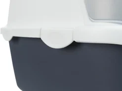 TRIXIE Heimtierbedarf TRIXIE Katzentoilette Vico Blaugrau Und Weiß -Garten- & Gewächshäuser Geschäft 6d6d2dcf835b02a3a0c804d5db2387c3
