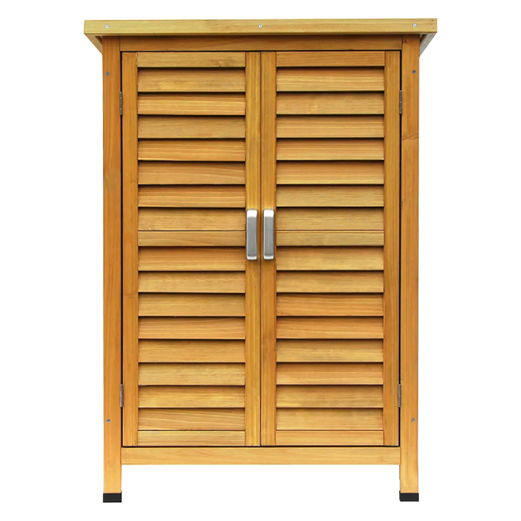 MCombo Gartenschrank Gerätehaus Geräteschuppen Garten Schuppen Schrank Holz 1200 2 MCombo Gartenschrank Gerätehaus Geräteschuppen Garten Schuppen Schrank Holz 1200 – Bild 2