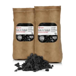 BBQ-Toro Tischgrill Holzkohle | 5 Kg | 2 - 6 Cm Körnung | Premium Grillkohle