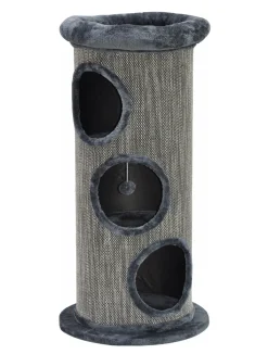 Kratztonne Klettertonne Kratzturm Nanook Simba100 100x40x40 Cm Grau