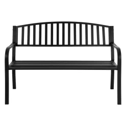 ProGarden Gartenbank Metall 127x50x85 Cm Schwarz -Garten- & Gewächshäuser Geschäft 6df2cb8ac42b3d7e40264048e7e03042
