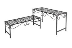 Frank-Flechtwaren Metall-Bank Ranken, 2er Set , Maße 64 X 24 X 25 Cm, 68 X 28 X 40 Cm 6 Frank-Flechtwaren Metall-Bank Ranken, 2er Set , Maße 64 X 24 X 25 Cm, 68 X 28 X 40 Cm -Garten- & Gewächshäuser Geschäft 6e03ba9a4672527907dff425a1eb7538